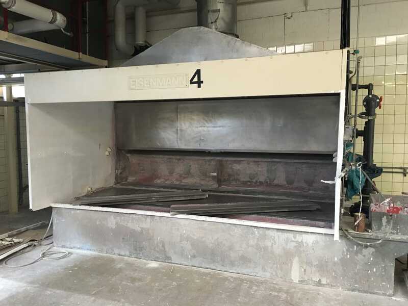 Eisenmann Water-Sprinkled Spray Booth - second-hand main picture
