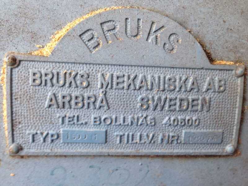 Bruks Дробилка - бывшая в употреблении 1500 M (5)