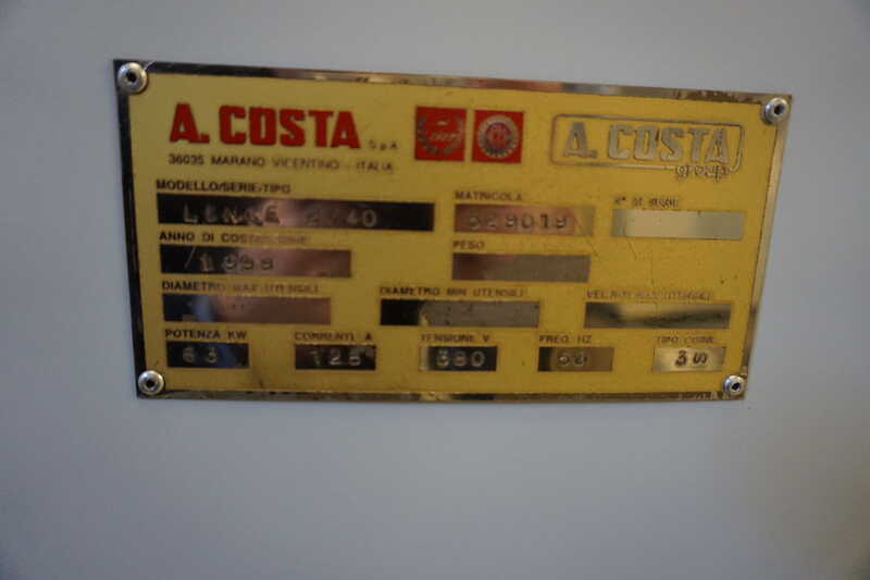 Costa Станок многопильный с двумя валами - бывший в употреблении Lince (9)