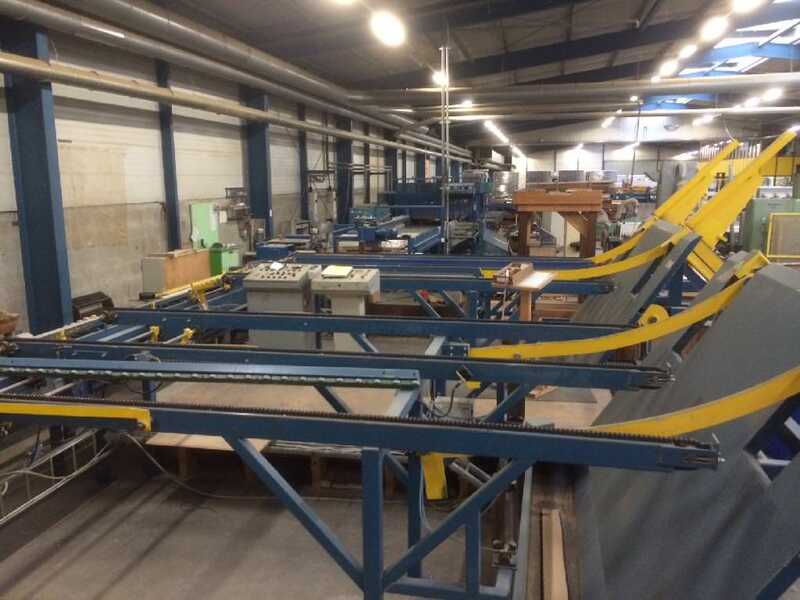 Obel Pedersen High-Frequency Gluing Plant / Solid Wood Gluing Line - second-hand (10)