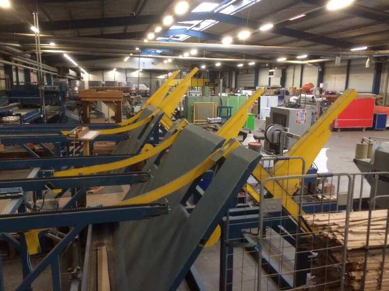 Obel Pedersen High-Frequency Gluing Plant / Solid Wood Gluing Line - second-hand (11)