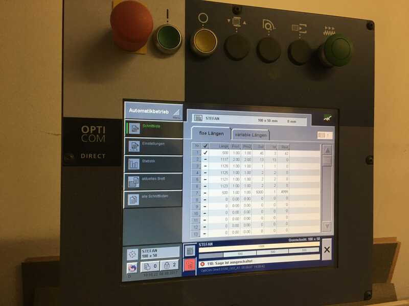 Dimter Автоматический торцовочный станок - бывший в употреблении OptiCut S50 (8)
