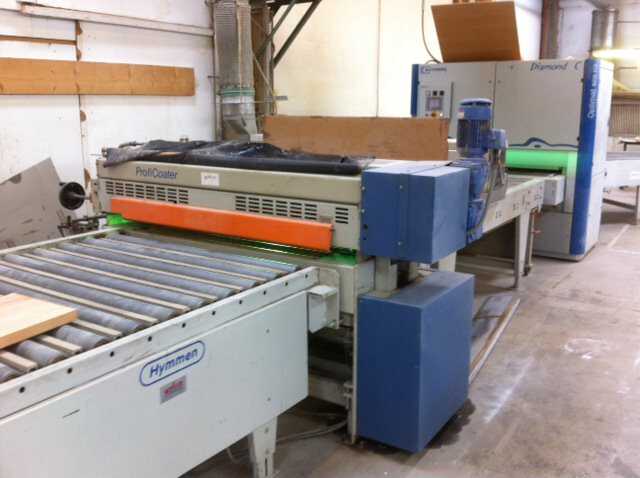 Hymmen Roller Coater with UV-Dryer - second-hand Proficoater main picture
