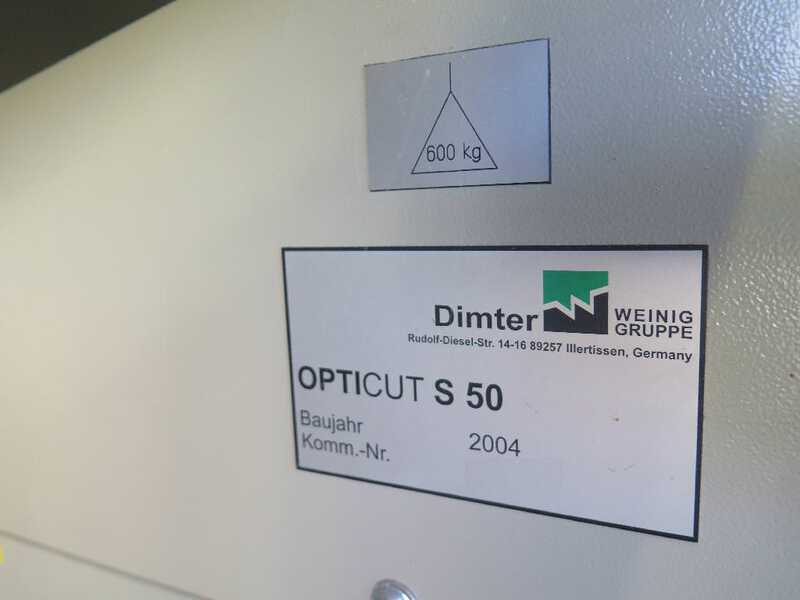 Dimter Торцовочный станок с оптимизацией - бывший в употреблении Opticut S 50 (3)