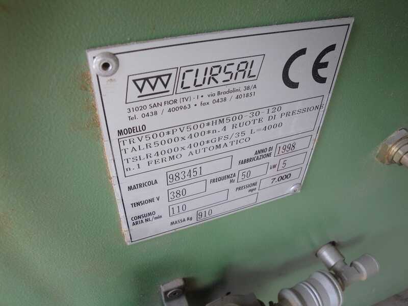 Cursal Торцовочный станок с нижним расположением пилы - бывший в употреблении TRV 500 (6)