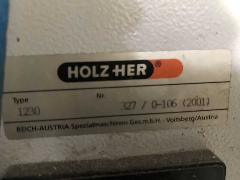 Holz Her Вертикальный форматно-раскроечный станок - бывший в употреблении 1230 (8)