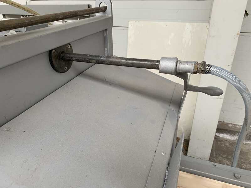 Schiele Станок для пропитки / нанесения лакового покрытия обливом со щеточным втиранием - бывший в употреблении Impregmat (18)