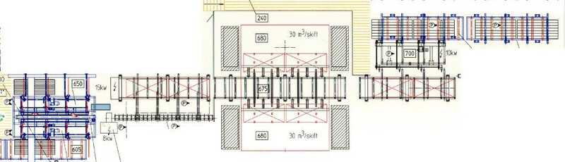 Kobayashi Press Line for Construction Timber - second-hand Konstruktionsholzverleimanlage (19)