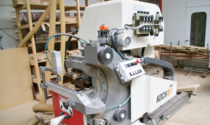 Koch Double-Sided Sawing, Drilling and Dowel Inserting Machine - second-hand Compact NC (1)