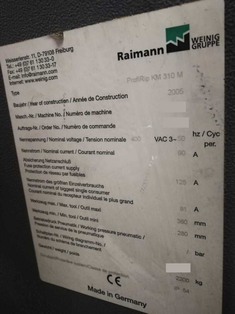 Raimann Многопильный станок - бывший в употреблении (19)