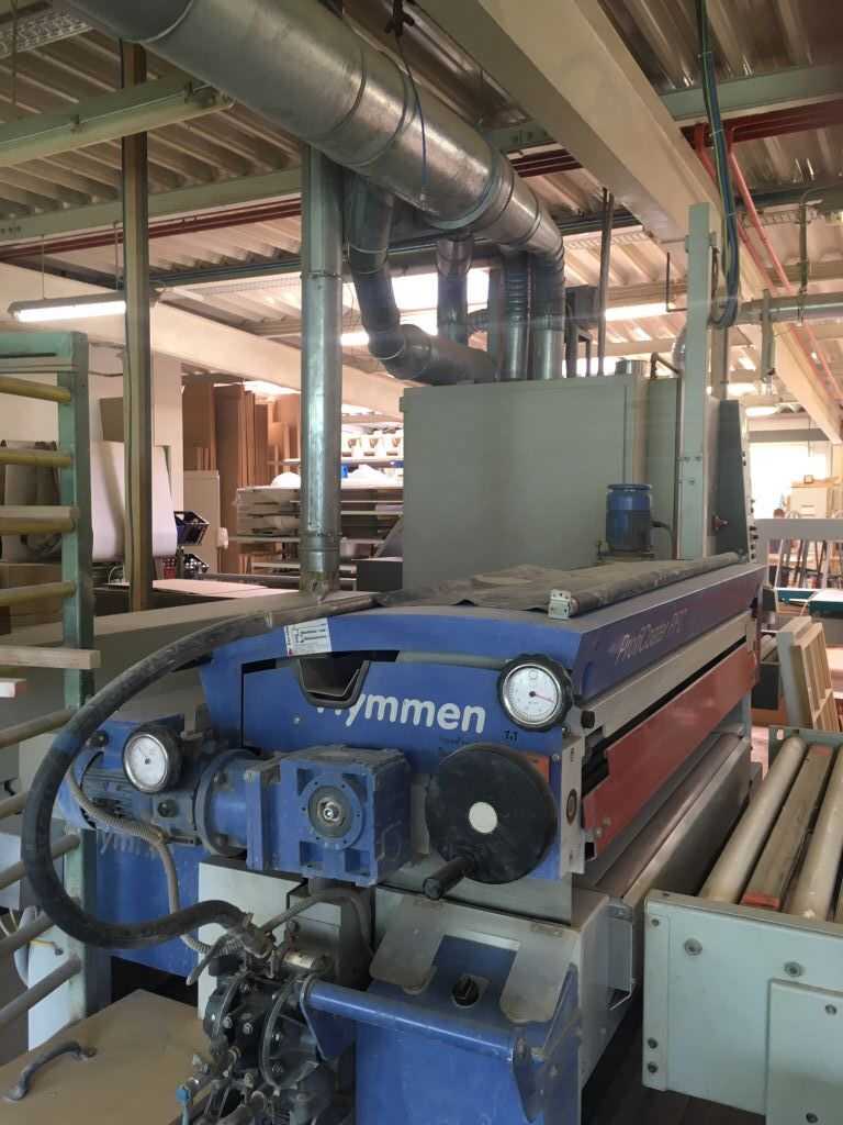 Hymmen Roller Coater / Lacquer Application Machine with UV-Dryer - second-hand Combi Coater (4)