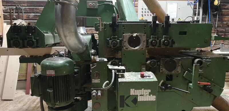 Kupfermühle Planing Machine for Construction Wood / Four-Side Planer - second-hand VUIN Plus 600 (1)