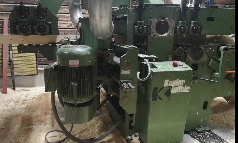 Kupfermühle Planing Machine for Construction Wood / Four-Side Planer - second-hand VUIN Plus 600 (2)