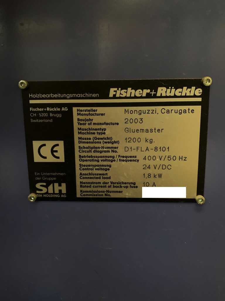 Fisher + Rückle Veneer Bundle Gluing Machine / Double-Sided Glue Application Machine for Veneer Sheets - second-hand Gluemaster D1 - FLA (6)
