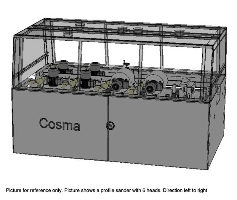 Cosma Profile Sanding Machine / Sander for profiled workpieces - NEW 6 - H main picture