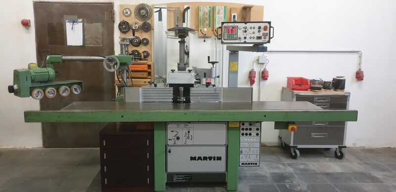 Martin Swivel Spindle Moulder with feed unit and positioning control - second-hand T25 main picture