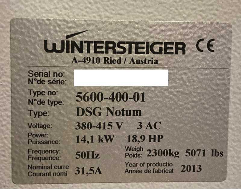 Wintersteiger Тонкорезной шпон - бывший в употреблении DSG (10)