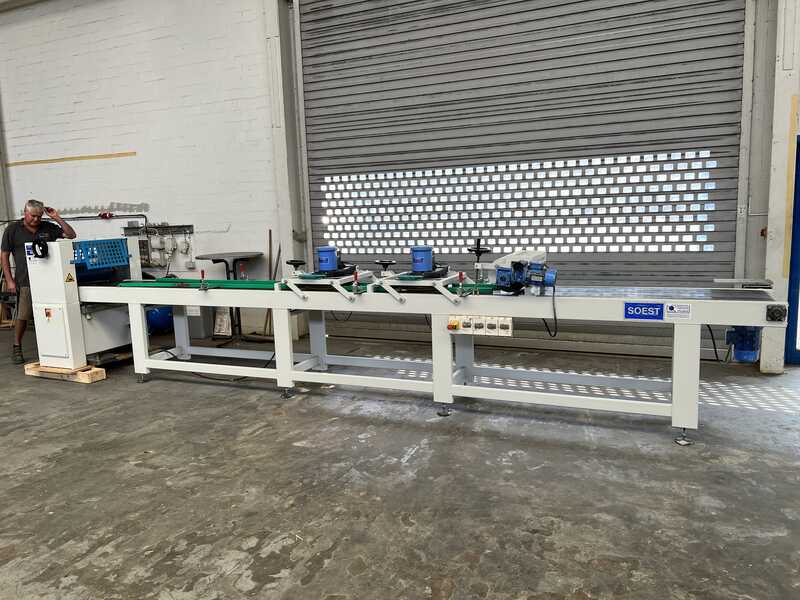Soest Compact Roller Coating Line for Parquet and Solid Wood - second-hand DRM 2-1-400 + VP-2-400 main picture