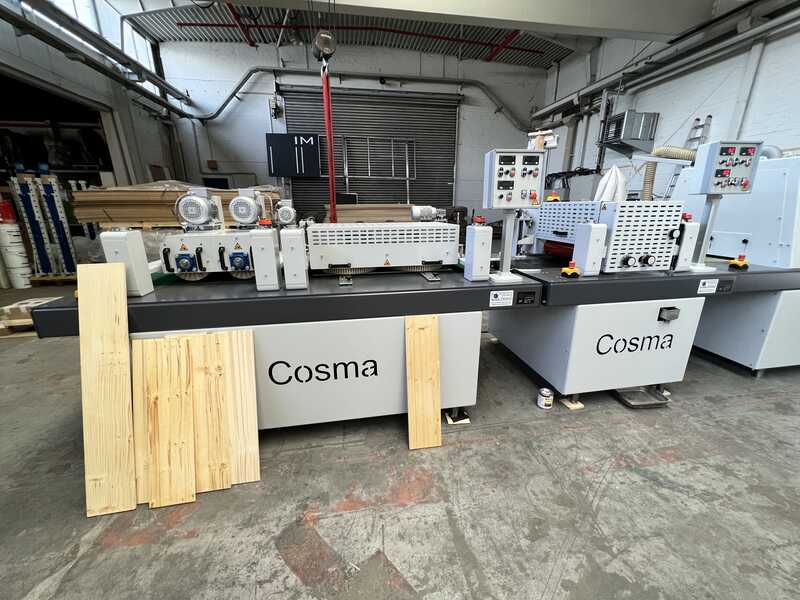 Cosma Coating Line for Parquet / Parquet Finishing Line - second-hand (1)