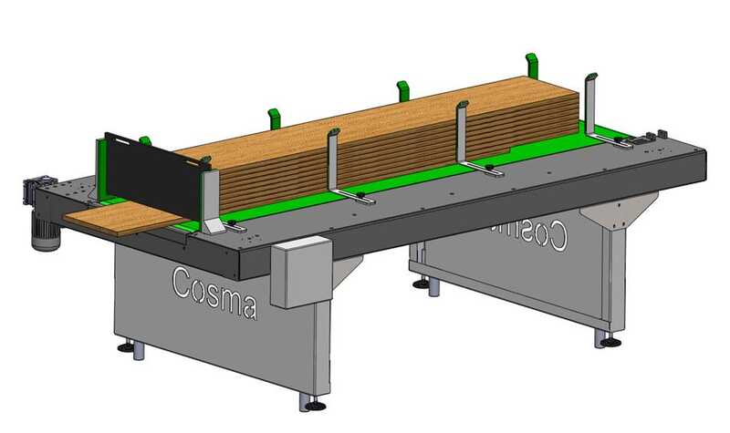 Cosma Feeding system / workpiece conveyor 3000 mm with magazine feeding - new machine (11)