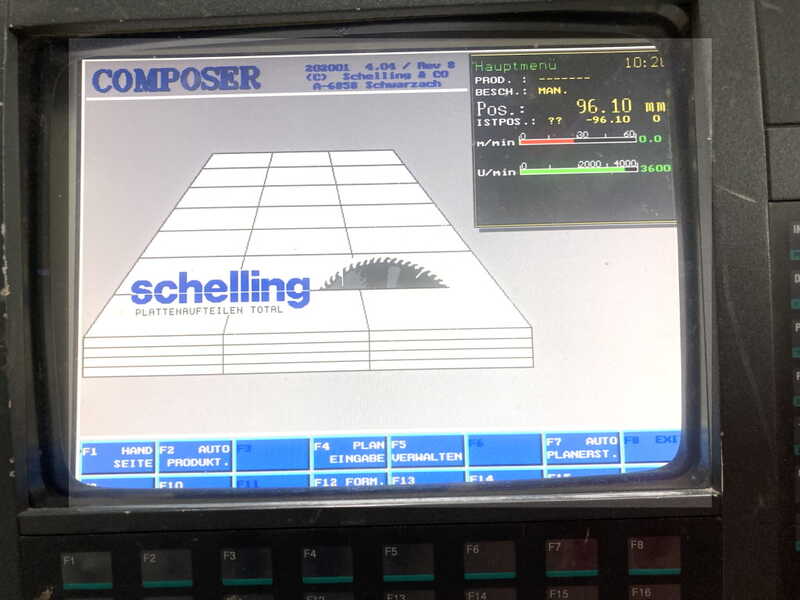 Schelling Пила для распиловки панелей - б/у FM 430 / 430 Composer (3)