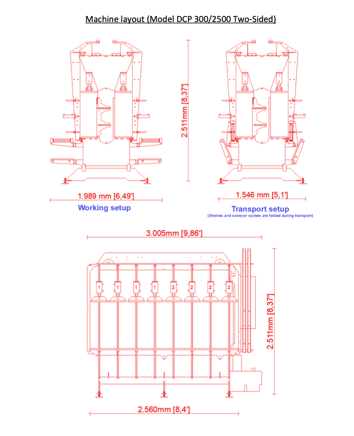 Deckart Double-sided block press / gluing press - New DCP 300 / 2500 MK3 Digital (7)