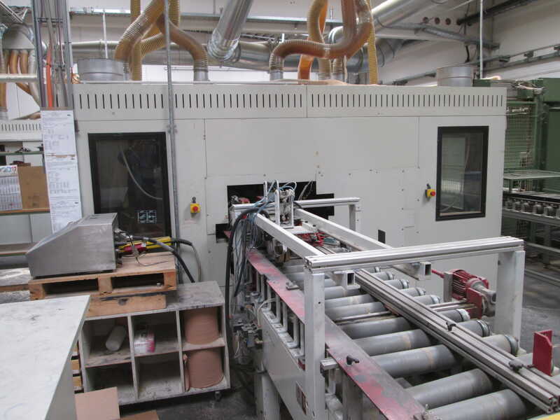 Gabbiani Formatting Line / Profiling Line for Parquet and Floorboards - second-hand TKM (1)