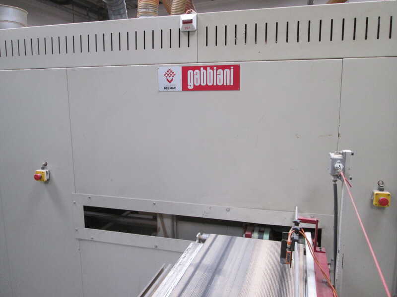 Gabbiani Formatting Line / Profiling Line for Parquet and Floorboards - second-hand TKM (2)