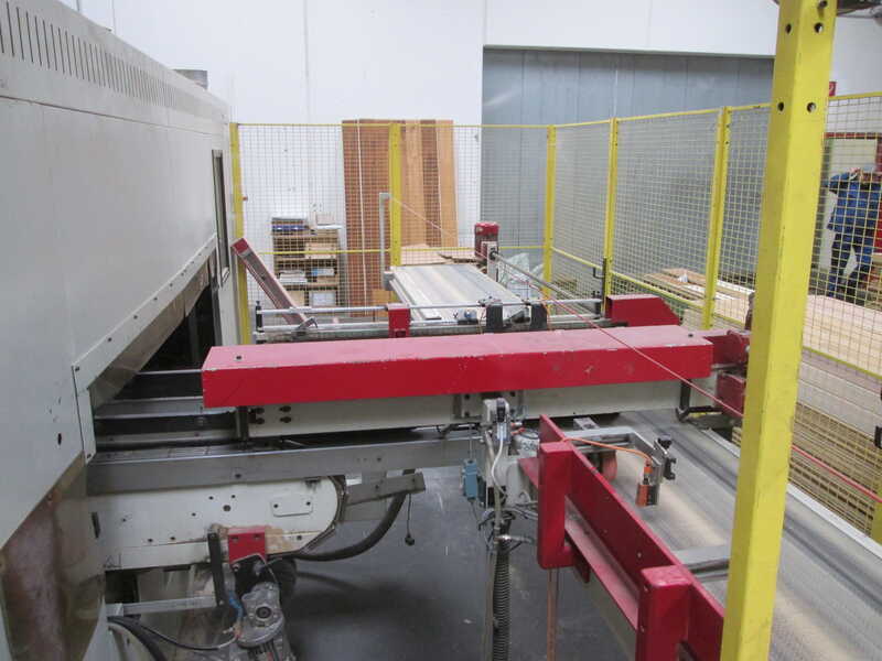 Gabbiani Formatting Line / Profiling Line for Parquet and Floorboards - second-hand TKM (3)