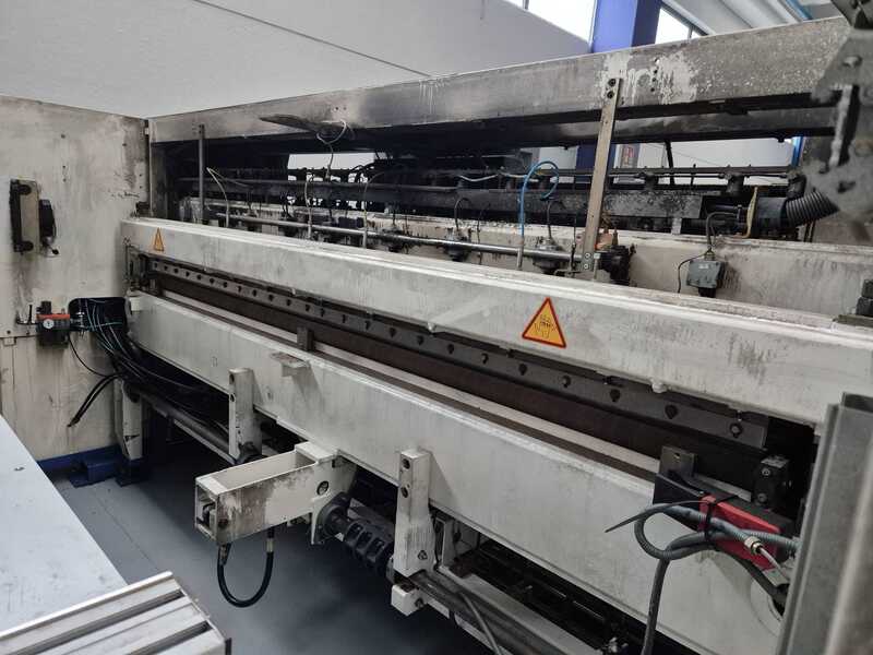 Fisher + Rückle Cross Veneer Splicing Machine / Veneer Cross Splicing Machine - second-hand DELTA FZX-28 (2)