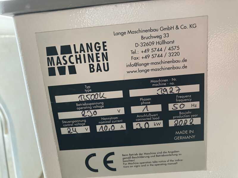 Lange Edge banding machine for molded parts - second-hand B500K (4)