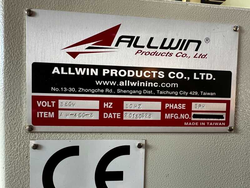 Allwin Horizontal Thin Cutting Band Saw with 3 Stations - second-hand AW-400-3 (8)