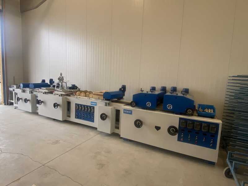 Soest Coating line for parquet - second-hand RCR 400 L + VP 400 1B 2P 2B main picture