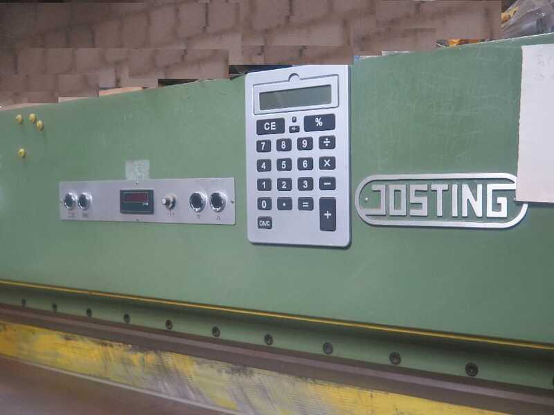 Josting 1-knife veneer guillotine- second-hand EFS 3600 (1)