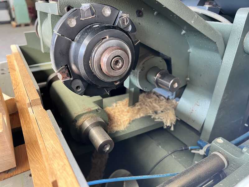Stegherr Crosscut milling machine with digital fence - second-hand KSF (5)