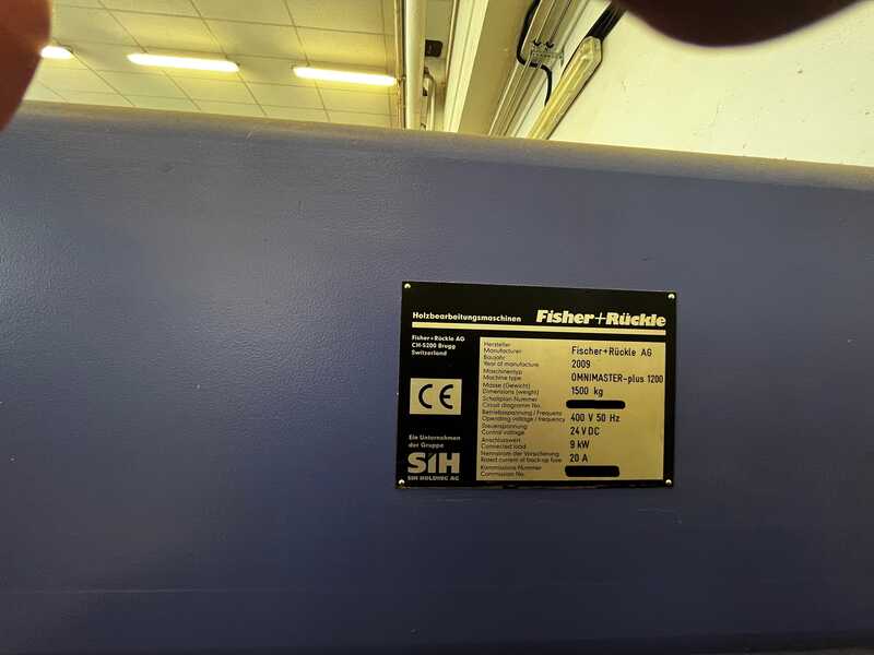 Fisher + Rückle Veneer Splicer / Veneer Splicer with direct gluing - second-hand Omnimaster Plus 1200 (1)