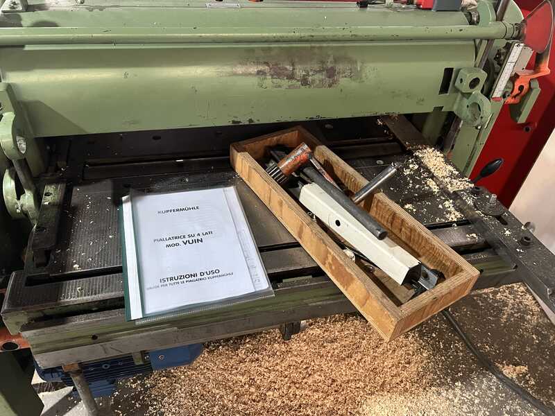 Kupfermühle Four-sided planing machine - second-hand VUIN (15)