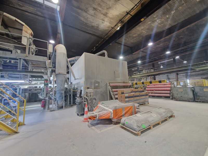 Steinemann Calibrating machine bottom/top for gypsum fiber boards - second-hand Nova 260 K (5)