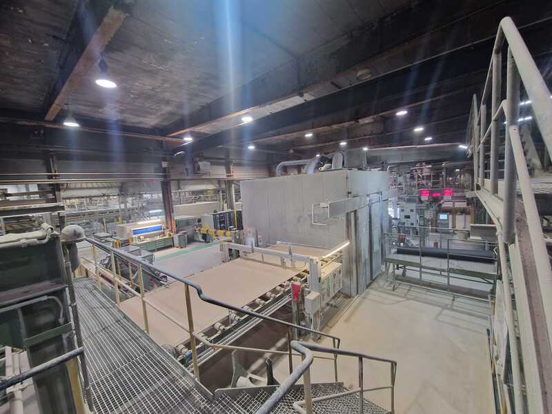 Steinemann Calibrating machine bottom/top for gypsum fiber boards - second-hand Nova 260 K (6)