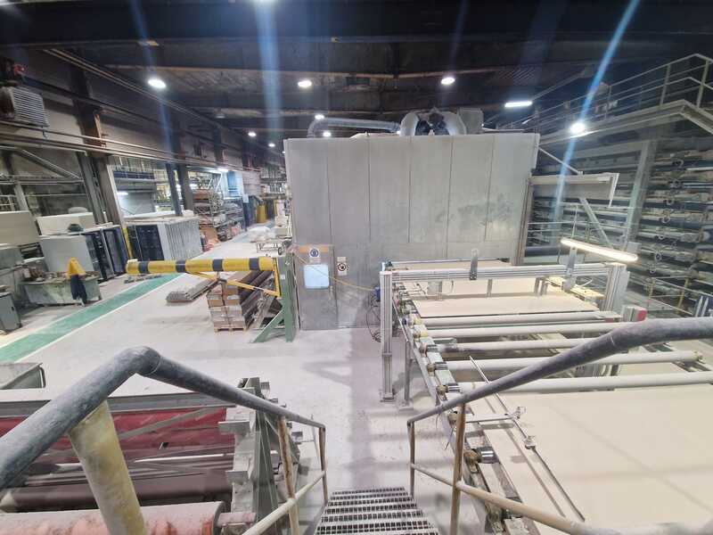Steinemann Calibrating machine bottom/top for gypsum fiber boards - second-hand Nova 260 K (7)