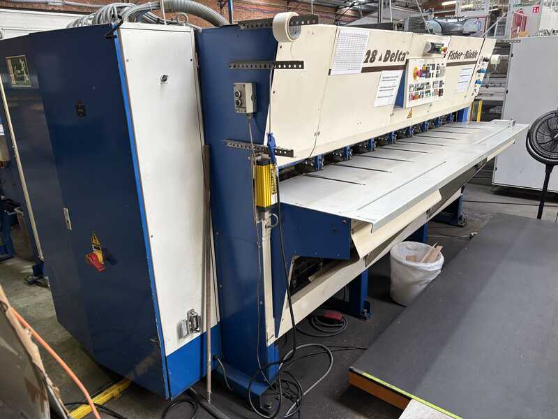 Fisher + Rückle Cross Veneer Splicer / Veneer Splicer in cross feed - second-hand Delta FZX 28 Delta + RVP / BS main picture