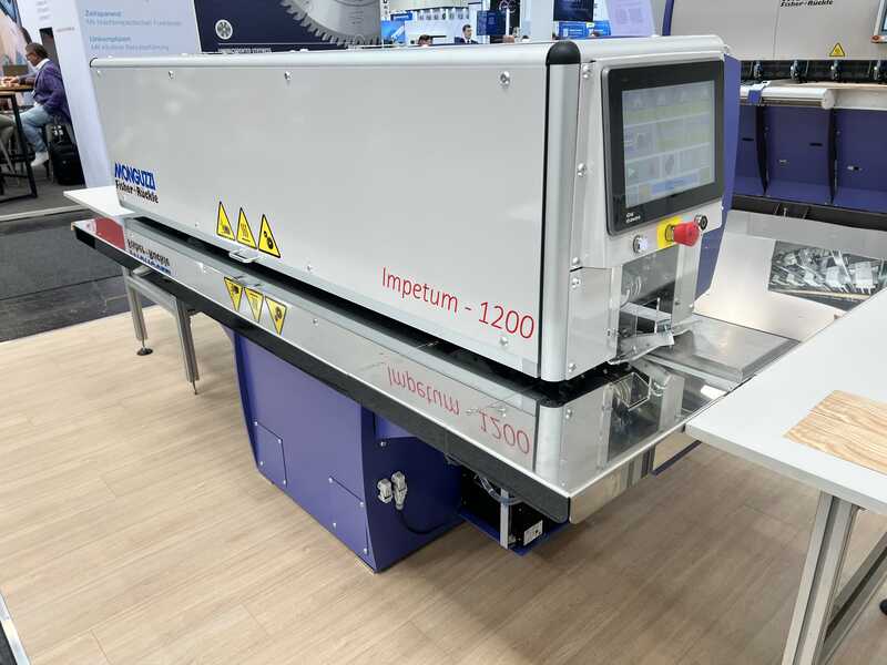 Fisher & Rückle / Monguzzi Longitudinal veneer jointing machine - New IMPETUM 900 - 4 mm Ausführung (2025) main picture