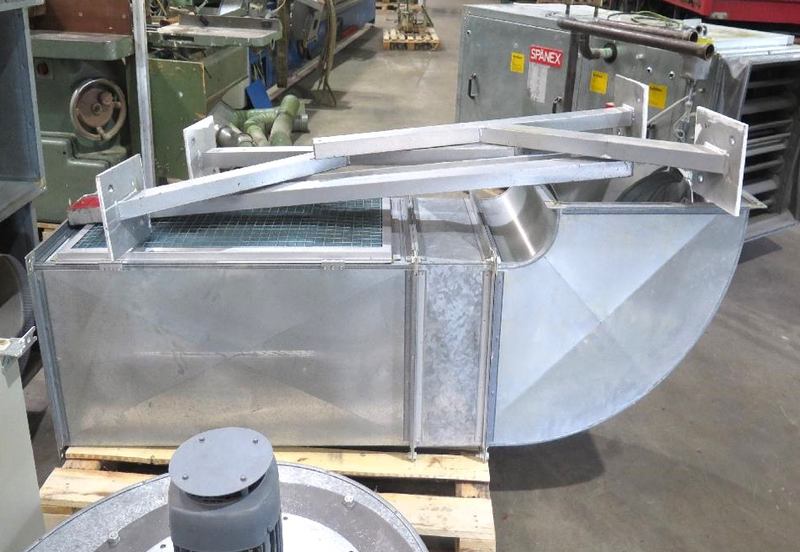 Spänex Paint mist extraction with supply air system - second-hand (4)