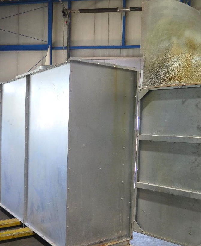 Spänex Paint mist extraction with supply air system - second-hand (5)