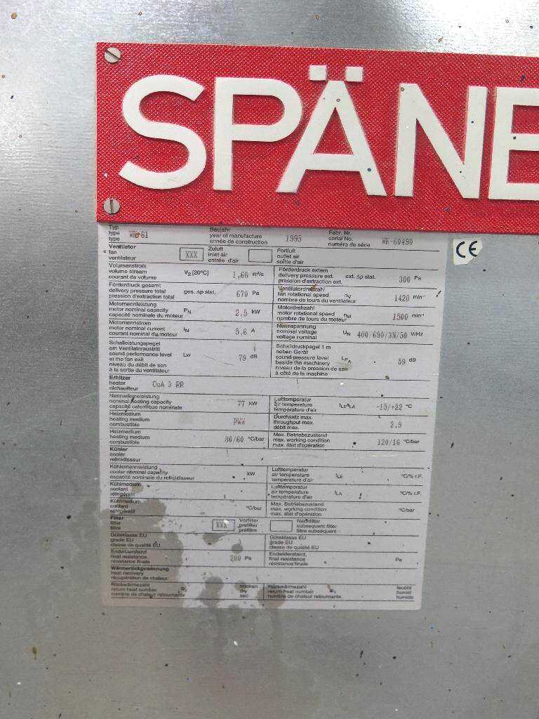 Spänex Paint mist extraction with supply air system - second-hand (11)
