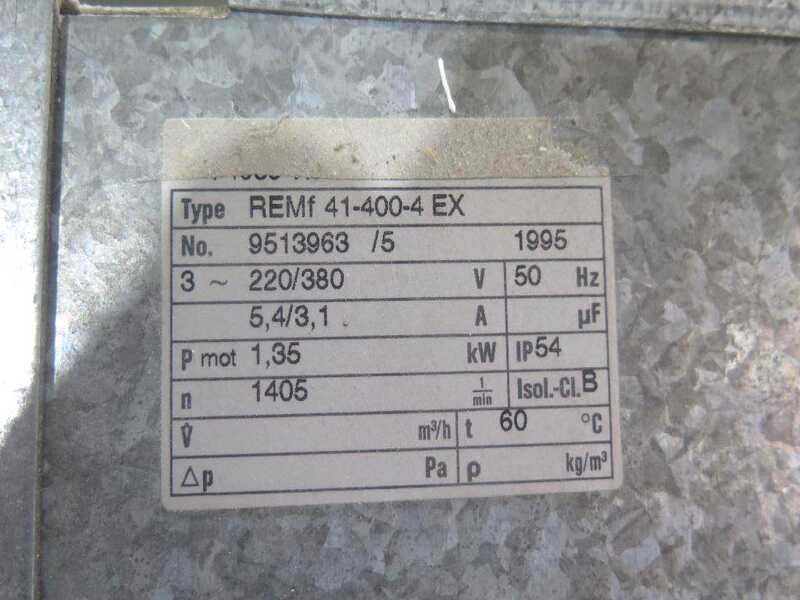 Spänex Paint mist extraction with supply air system - second-hand (12)