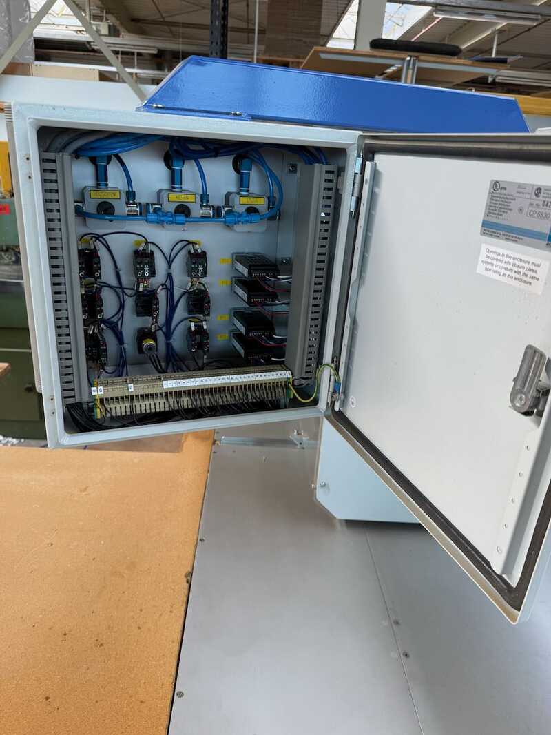 Furniertechnik Longitudinal veneer splicing machine - second-hand LZ (10)