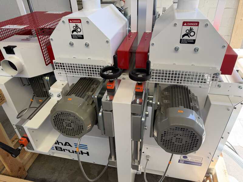 Alpha Brush Structuring and sanding machine / brushing machine, 4-sided - new machine LS TSB (8)