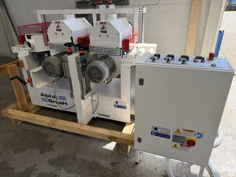 Alpha Brush Structuring and sanding machine / brushing machine, 4-sided - new machine LS TSB (13)
