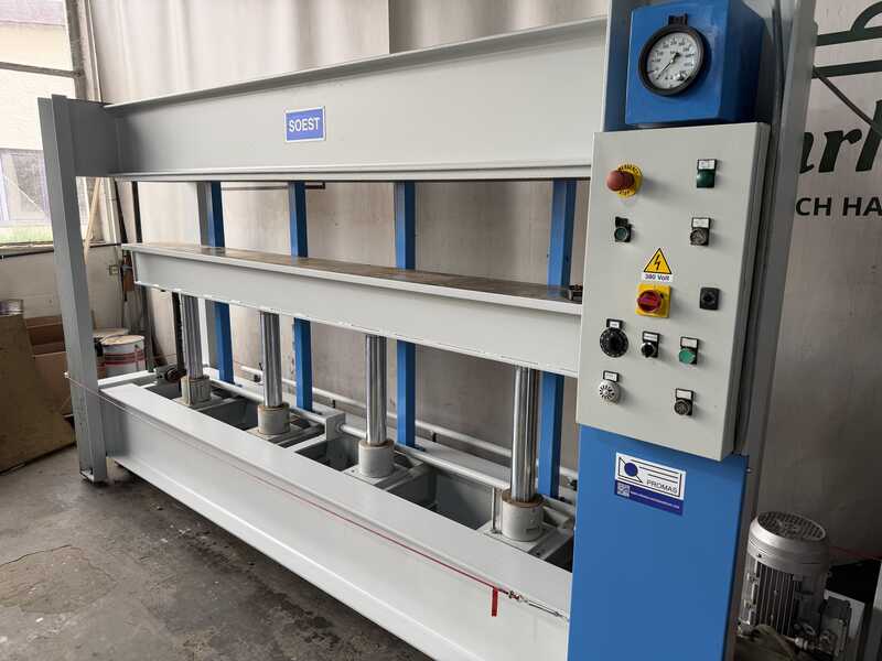 Soest Block press / Stationary press for multi-layer parquet - used T-80 (2)